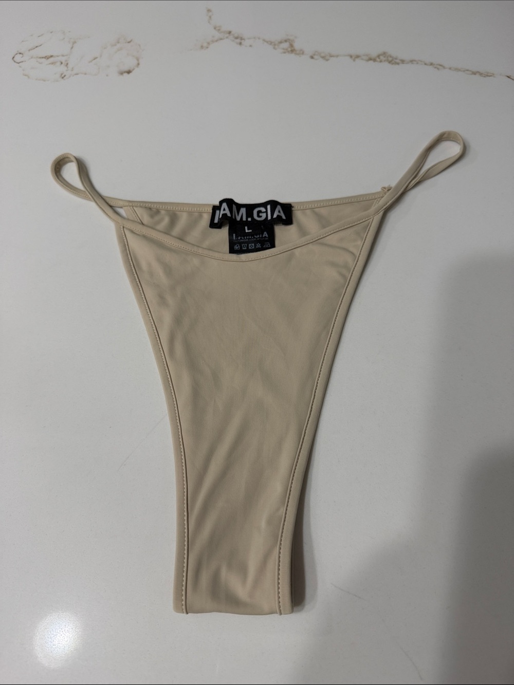 I.AM.GIA Nude Beige High-Rise undergarment | L